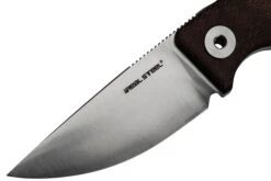 Real Steel CVX-80 Red Micarta 3564 Convex Cuchillo De Bushcraft, Diseño Poltergeist -Tienda De Cuchillos RL3564 03 realsteel
