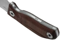 Real Steel CVX-80 Red Micarta 3564 Convex Cuchillo De Bushcraft, Diseño Poltergeist -Tienda De Cuchillos RL3564 04 realsteel