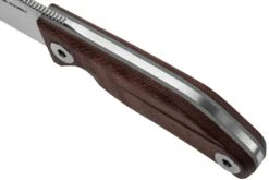 Real Steel CVX-80 Red Micarta 3564 Convex Cuchillo De Bushcraft, Diseño Poltergeist -Tienda De Cuchillos RL3564 06 realsteel