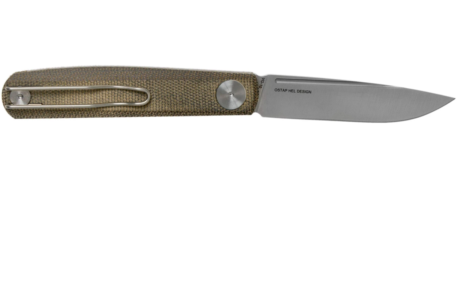 Real Steel Gslip Compact, Green Micarta KATO Exclusive 2 Real Steel Gslip Compact, Green Micarta KATO Exclusive - Imagen 2