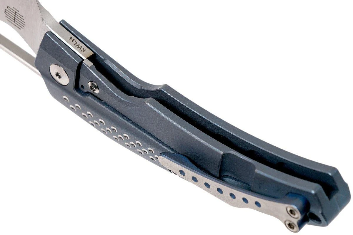 Reate Baby Machine, Blue Handle, Satin RWL34 Blade, Tashi Bharucha Design 5 Reate Baby Machine, Blue Handle, Satin RWL34 Blade, Tashi Bharucha Design - Imagen 5