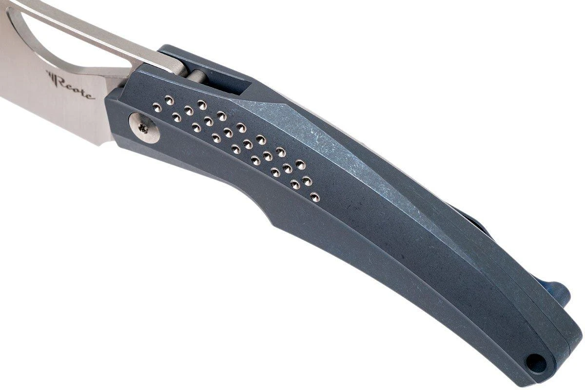 Reate Baby Machine, Blue Handle, Satin RWL34 Blade, Tashi Bharucha Design 7 Reate Baby Machine, Blue Handle, Satin RWL34 Blade, Tashi Bharucha Design - Imagen 7