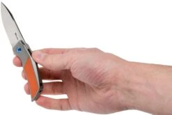 Reate T2500 Orange G10 Navaja, Tashi Bharucha Design -Tienda De Cuchillos RTT2500 OR 08 reate