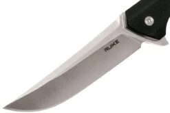Ruike P121-B Hussar Black Navaja, Satin Finish -Tienda De Cuchillos RUP121 B 03 ruike knives rup121 b 03