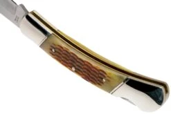 Rough Ryder Folding Hunter Amber Bone RR066 Navaja Lockback -Tienda De Cuchillos RY066 05 rough ryder
