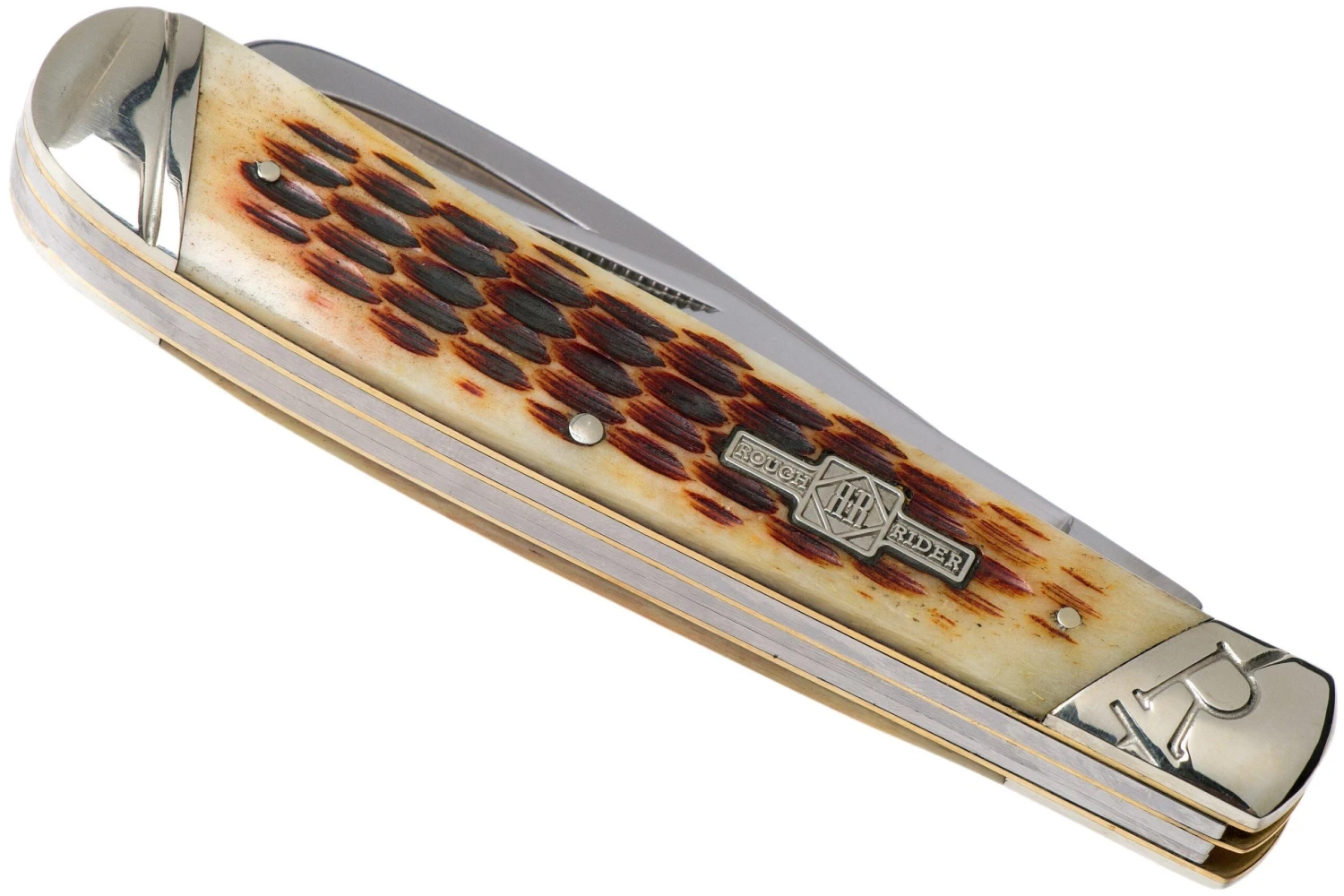 Rough Ryder Equestrian Trapper Amber Bone RR1971 Navaja Slipjoint 4 Rough Ryder Equestrian Trapper Amber Bone RR1971 Navaja Slipjoint - Imagen 4