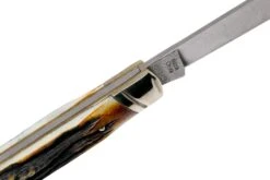 Rough Ryder Doctors Knife Cinnamon Stag RR2158 Damascus Navaja Slipjoint -Tienda De Cuchillos RY2158 06 rough ryder