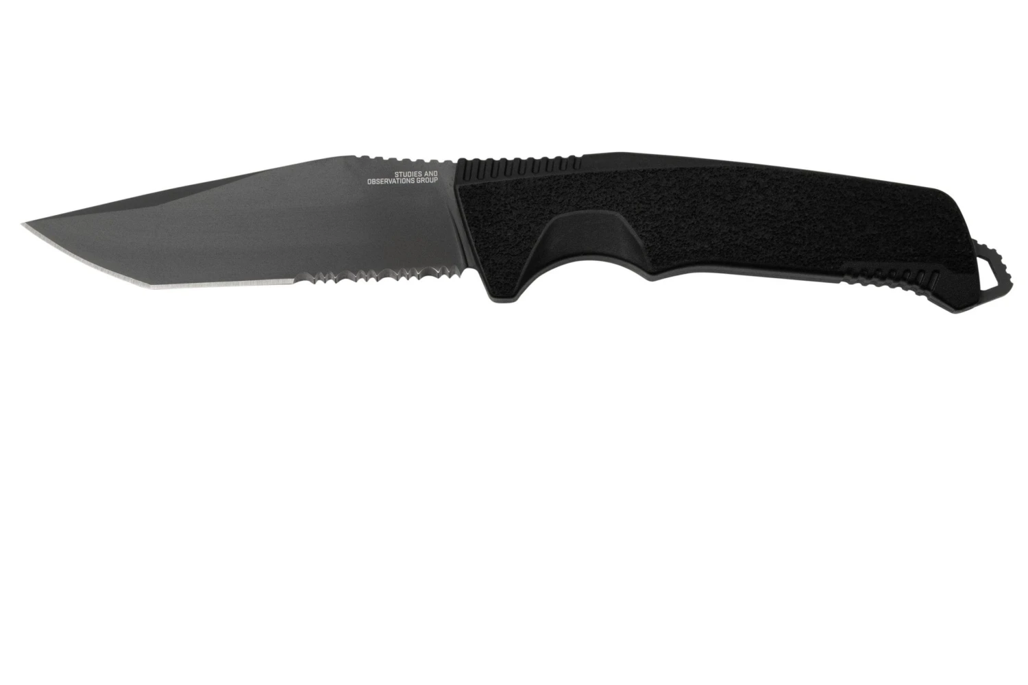 SOG Trident FX 17-12-02-57 Blackout, Partially Serrated, Cuchillo Fijo 1 SOG Trident FX 17-12-02-57 Blackout, Partially Serrated, Cuchillo Fijo