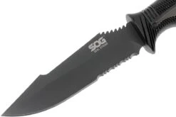 SOG SEAL Strike Black, Deluxe Sheath SS1003-CP -Tienda De Cuchillos SOG SS1003 CP 03 sog seal strike sog ss1003 cp 03