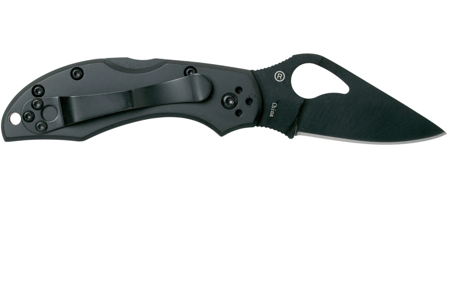 Spyderco Robin 2 Black Stainless Steel BY10BKP2 Navaja 2 Spyderco Robin 2 Black Stainless Steel BY10BKP2 Navaja - Imagen 2