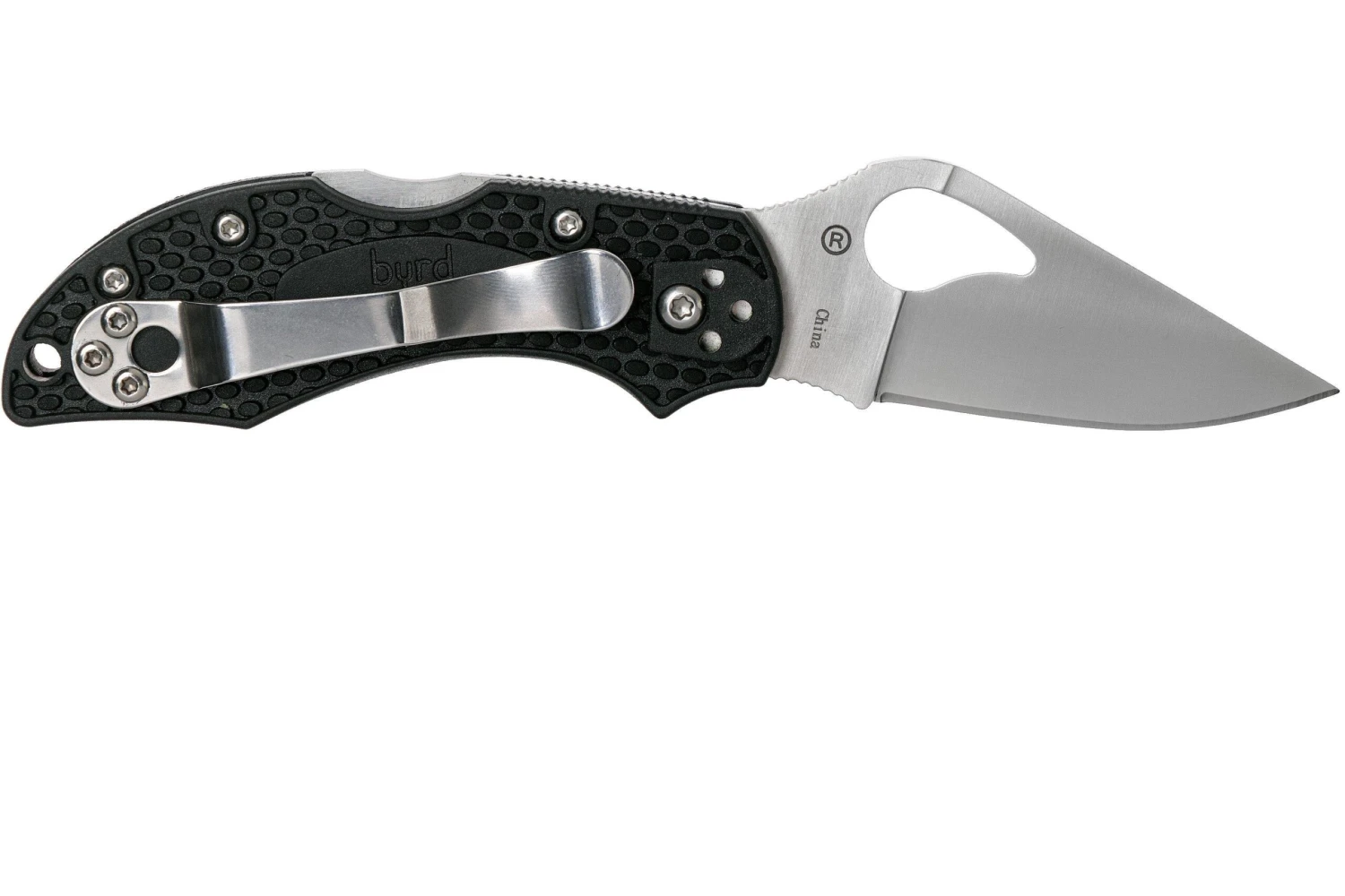 Spyderco Byrd Robin 2 Negro BY10PBK2 Navaja 2 Spyderco Byrd Robin 2 Negro BY10PBK2 Navaja - Imagen 2