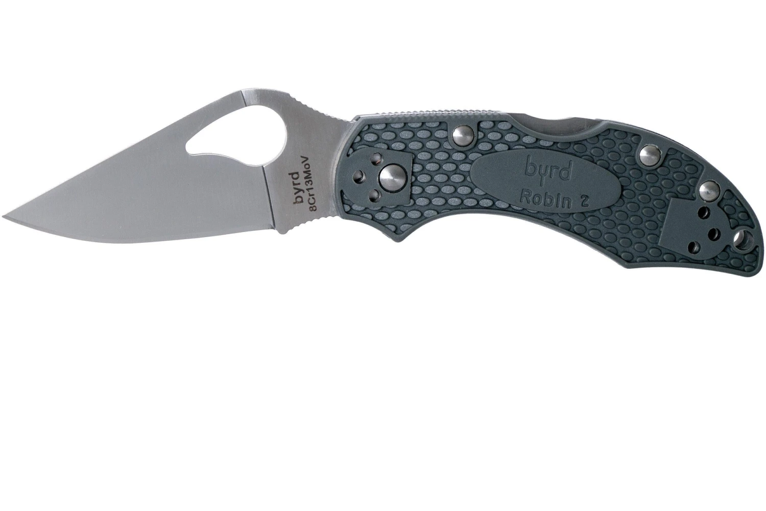 Spyderco Byrd Robin 2 Gris BY10PGY2 Navaja 1 Spyderco Byrd Robin 2 Gris BY10PGY2 Navaja