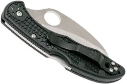 Spyderco Tasman Salt 2 C106PBK2 Plain Edge Navaja, Negro -Tienda De Cuchillos SPC106PBK2 04 spyderco spc106pbk2 04