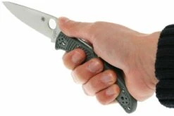 Spyderco Endura 4 Gris, C10FPGY -Tienda De Cuchillos SPC10FPGY 07 spyderco endura grijs spc10fpgy d7