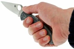 Spyderco Delica 4 Gris, C11FPGY 13 Spyderco Delica 4 Gris, C11FPGY -Tienda De Cuchillos SPC11FPGY 07 spyderco delica 4 grijs spc11fpgy d7