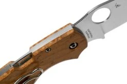 Spyderco Chaparral Birdseye Maple Wood C152WDP Navaja -Tienda De Cuchillos SPC152WDP 06 spyderco