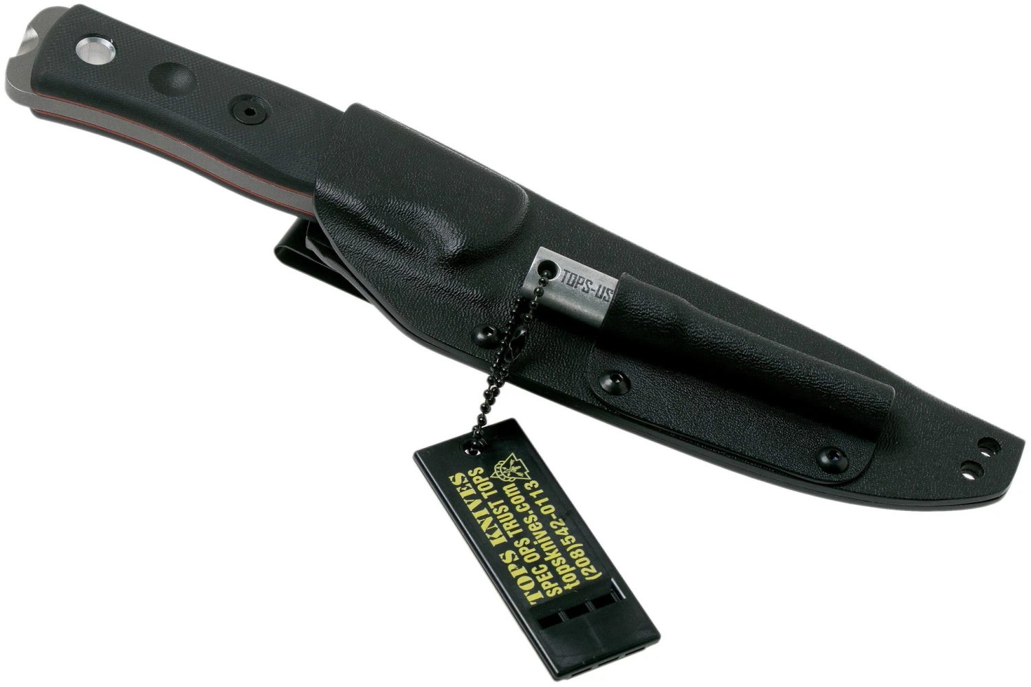 TOPS Knives B.O.B. Fieldcraft154CM Black G10 BROS-154-BLK10 6 TOPS Knives B.O.B. Fieldcraft154CM Black G10 BROS-154-BLK10 - Imagen 6