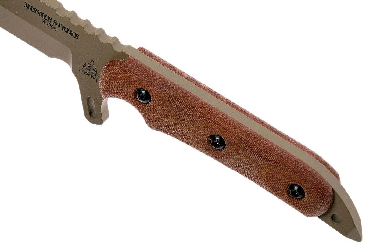 TOPS Knives TOPS Missile Strike MISS-01 Cuchillo Fijo, Kelly McCulley Design 5 TOPS Knives TOPS Missile Strike MISS-01 Cuchillo Fijo, Kelly McCulley Design - Imagen 5