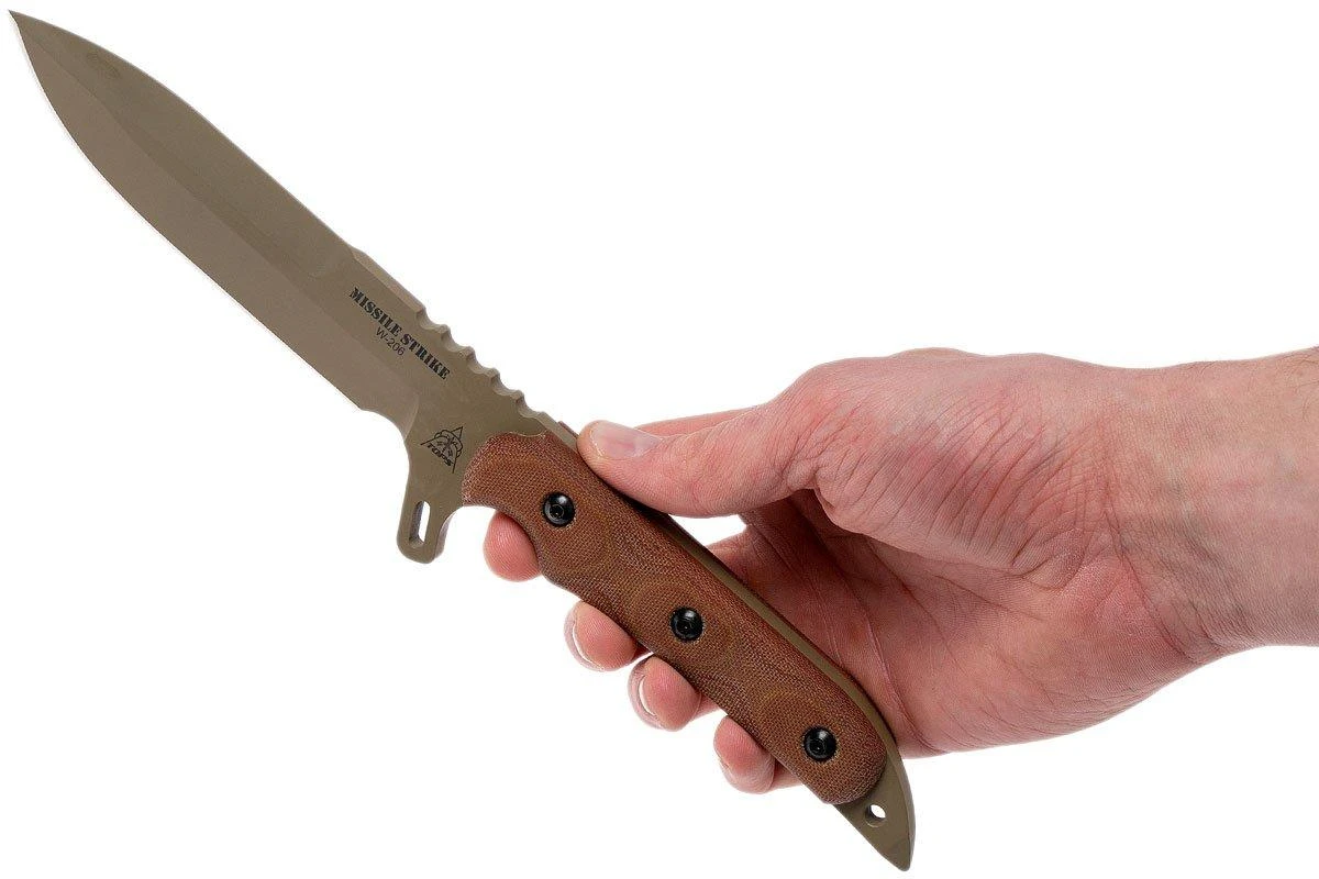 TOPS Knives TOPS Missile Strike MISS-01 Cuchillo Fijo, Kelly McCulley Design 6 TOPS Knives TOPS Missile Strike MISS-01 Cuchillo Fijo, Kelly McCulley Design - Imagen 6