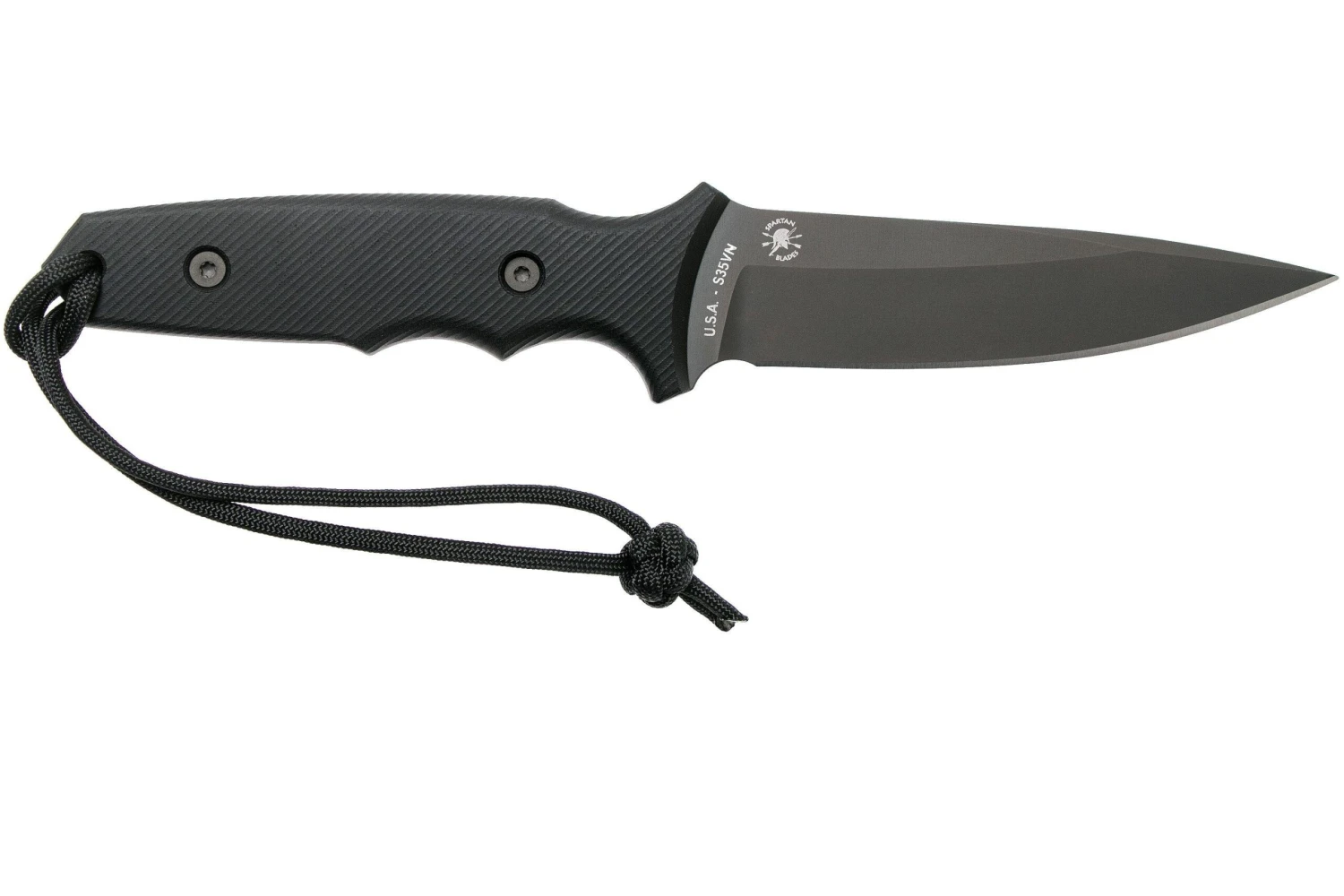 Spartan Blades Harsey TT Tactical Trout, Black, Cuchillo Fijo 2 Spartan Blades Harsey TT Tactical Trout, Black, Cuchillo Fijo - Imagen 2