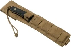 Spartan Blades Ronin Shinto, FDE Blade, Black Handle, Cuchillo De Exterior -Tienda De Cuchillos USSB47DEBKNLTN 07 spartan blades