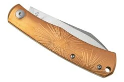 Viper Hug V5990BRS Sandblasted Bronze Star Navaja, Sacha Thiel Design -Tienda De Cuchillos VPV5990BRS 05 viper