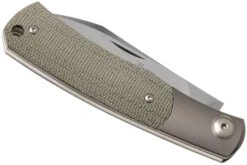 Viper Hug V5992CG Green Canvas Micarta Navaja, Diseño Sacha Thiel -Tienda De Cuchillos VPV5992CG 04 viper