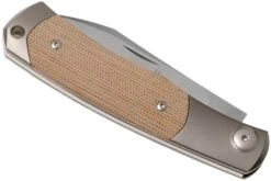 Viper Hug 2 V5994CN Natural Canvas Micarta Navaja, Diseño Sacha Thiel -Tienda De Cuchillos VPV5994CN 04 viper