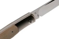 Viper Hug 2 V5994CN Natural Canvas Micarta Navaja, Diseño Sacha Thiel -Tienda De Cuchillos VPV5994CN 06 viper