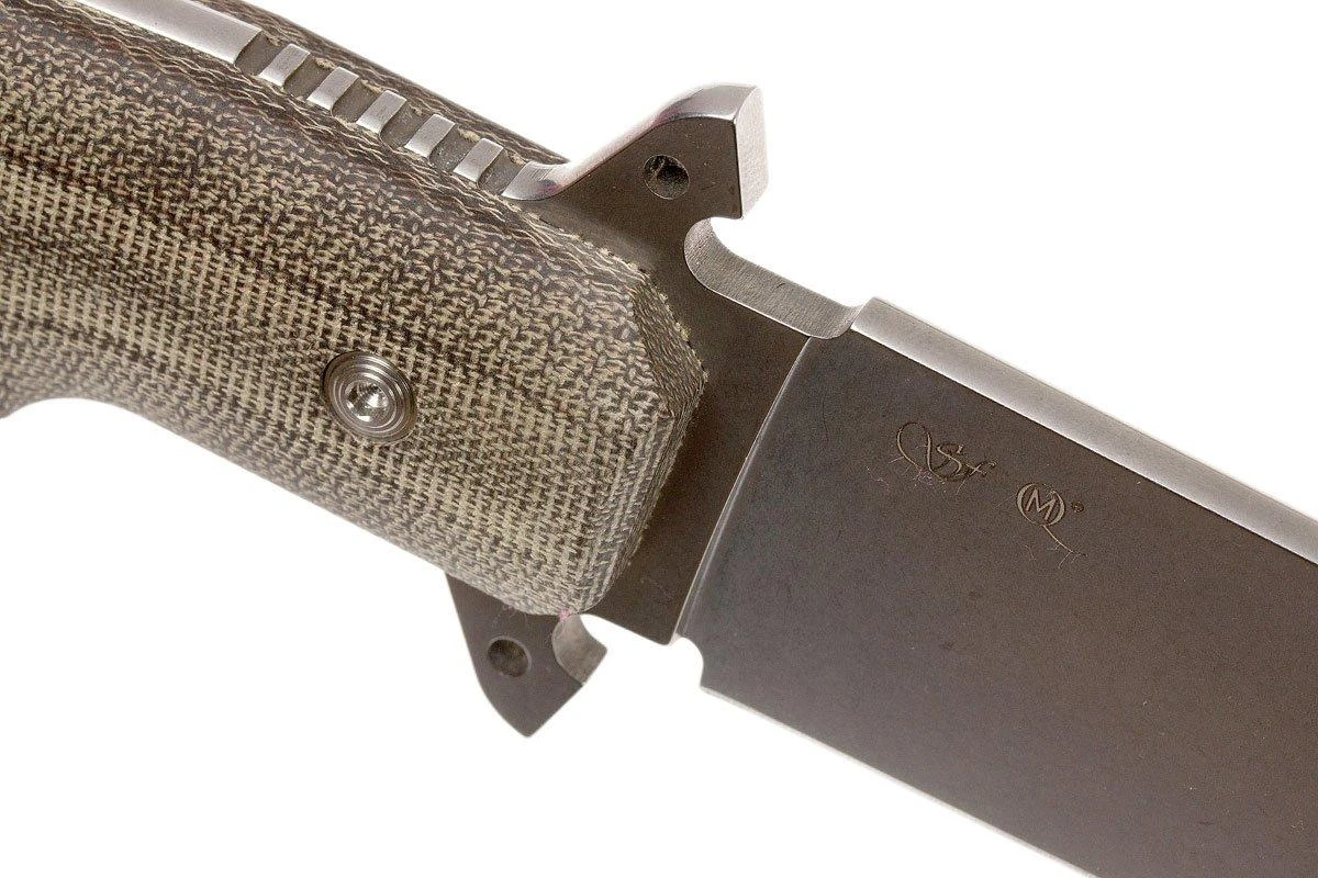 Viper Fate VT 4005 SWCV Stonewashed, Green Micarta, Cuchillo Fijo 6 Viper Fate VT 4005 SWCV Stonewashed, Green Micarta, Cuchillo Fijo - Imagen 6