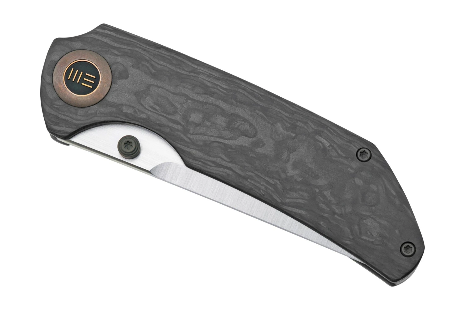 WE Knife Thug XL, WKWE20028D-2, Shredded Carbonfiber, Grey Titanium, Satin CPM-20CV Navaja 6 WE Knife Thug XL, WKWE20028D-2, Shredded Carbonfiber, Grey Titanium, Satin CPM-20CV Navaja - Imagen 6