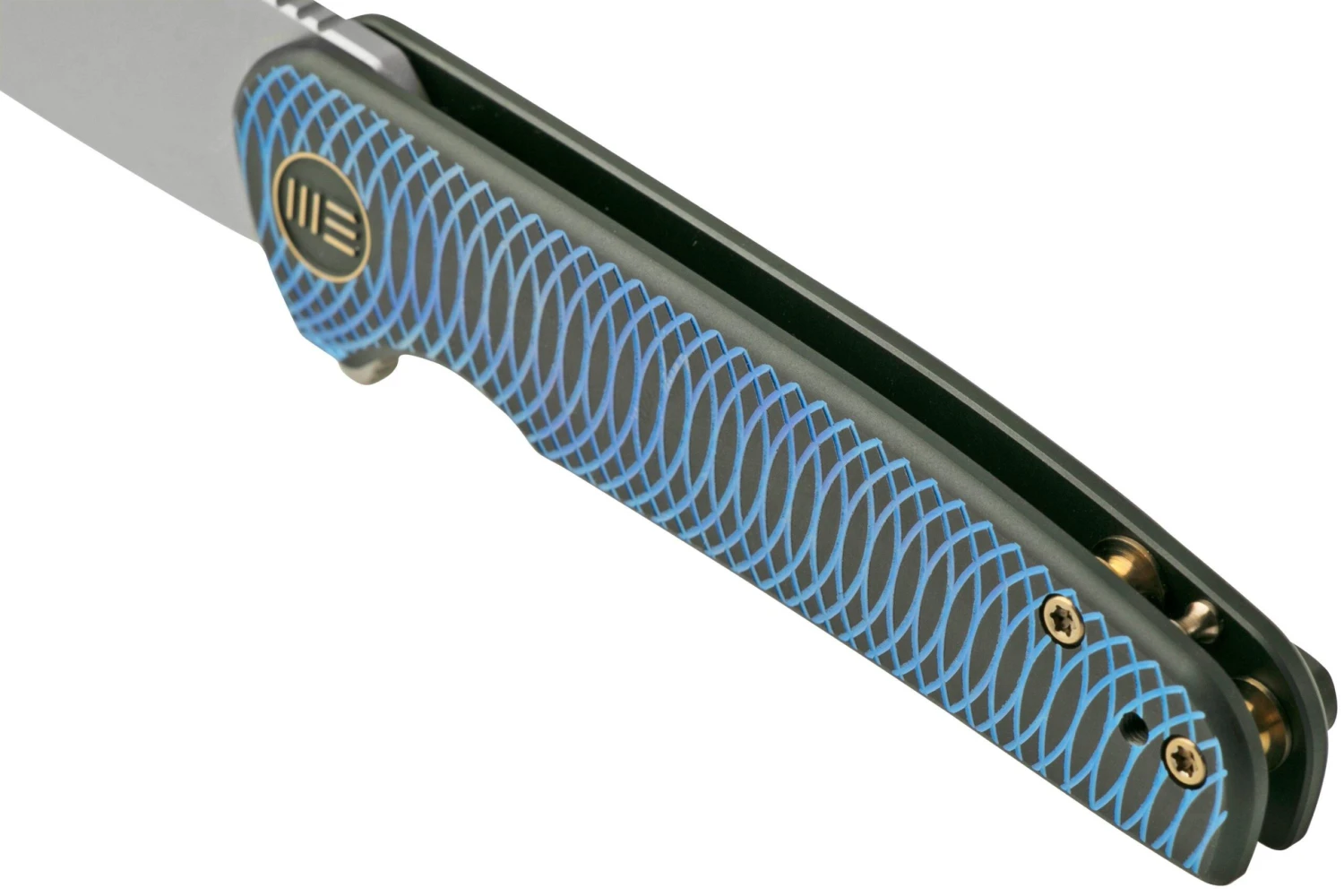 WE Knife Shakan Limited Edition WE20052C-1 Blue/Black Machined Titanium, Navaja 5 WE Knife Shakan Limited Edition WE20052C-1 Blue/Black Machined Titanium, Navaja - Imagen 5