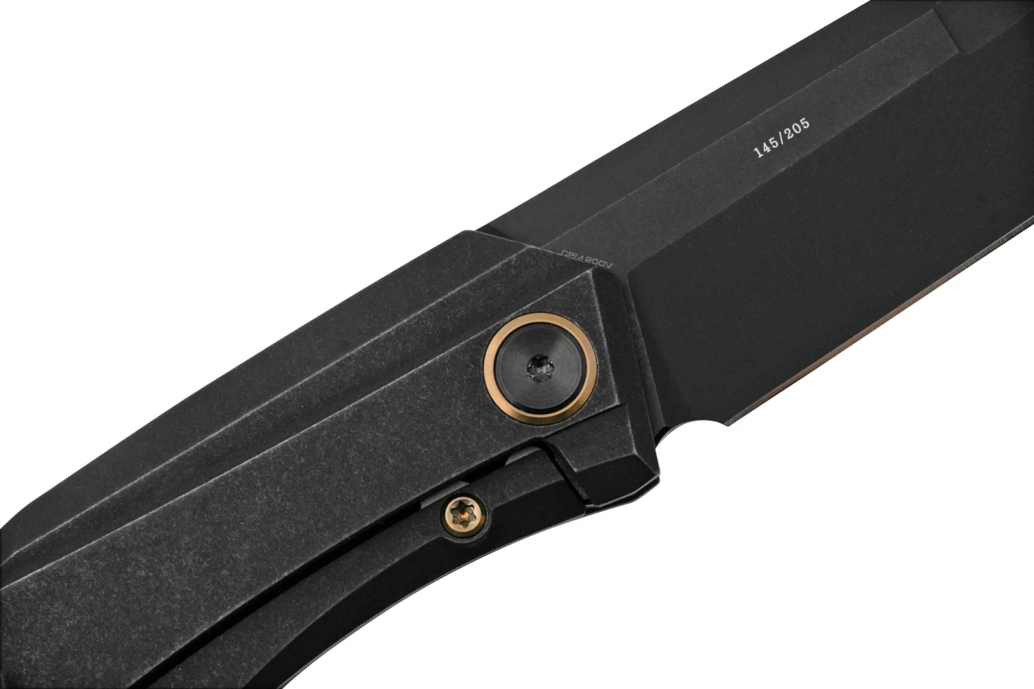 WE Knife Cybernetic WE22033-1 Black Titanium Handle, Black Stonewashed Limited Edition, Navaja 5 WE Knife Cybernetic WE22033-1 Black Titanium Handle, Black Stonewashed Limited Edition, Navaja - Imagen 5