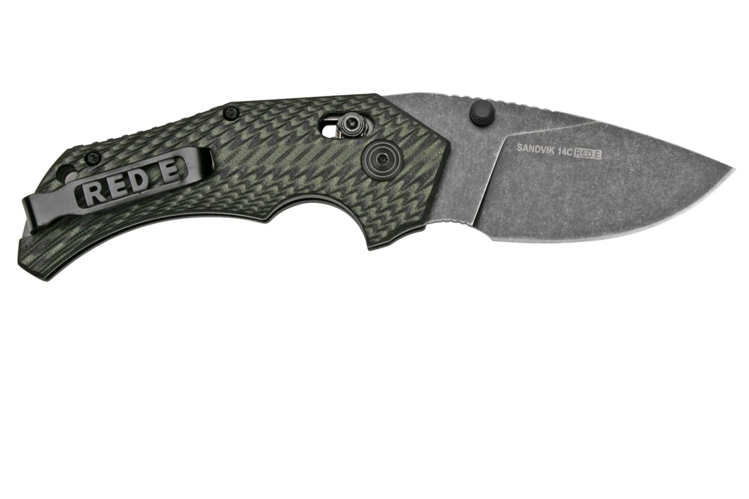 Willumsen Red E, RE21AOD Acid Green & Black, Navaja 2 Willumsen Red E, RE21AOD Acid Green & Black, Navaja - Imagen 2