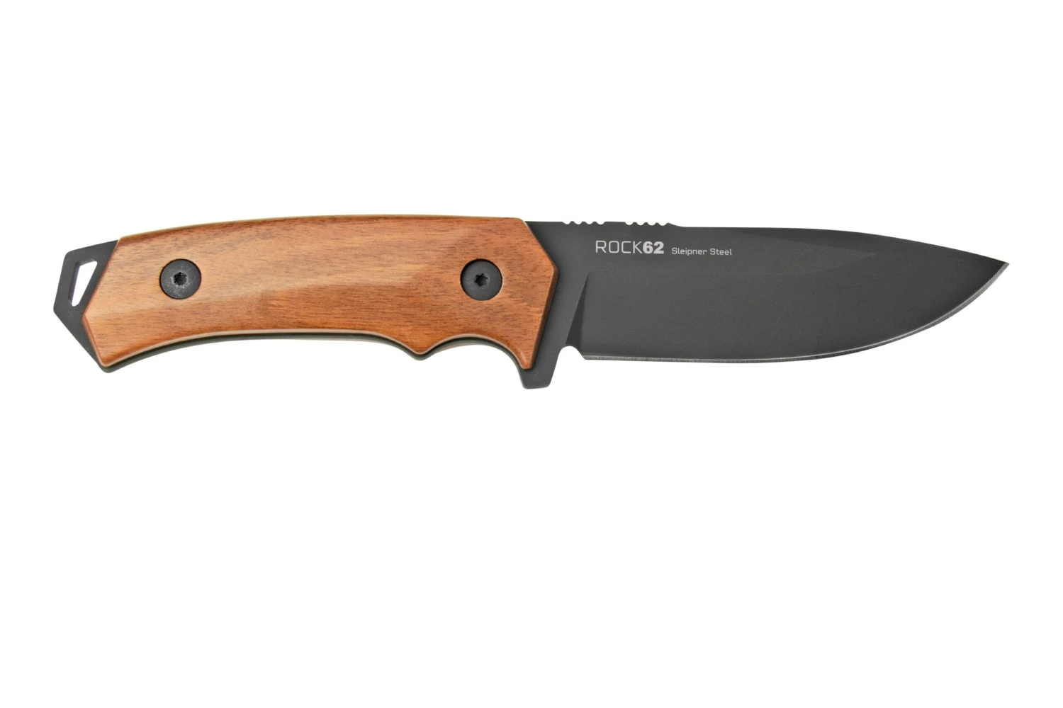 WOOX Rock 62 BUKNF00101 Walnut Plain, Cuchillo Fijo 2 WOOX Rock 62 BUKNF00101 Walnut Plain, Cuchillo Fijo - Imagen 2