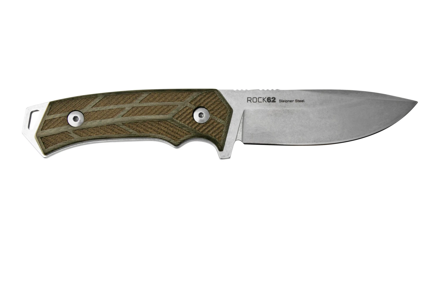WOOX Rock 62 BUKNF00108 Micarta Engraved, Cuchillo Fijo 2 WOOX Rock 62 BUKNF00108 Micarta Engraved, Cuchillo Fijo - Imagen 2