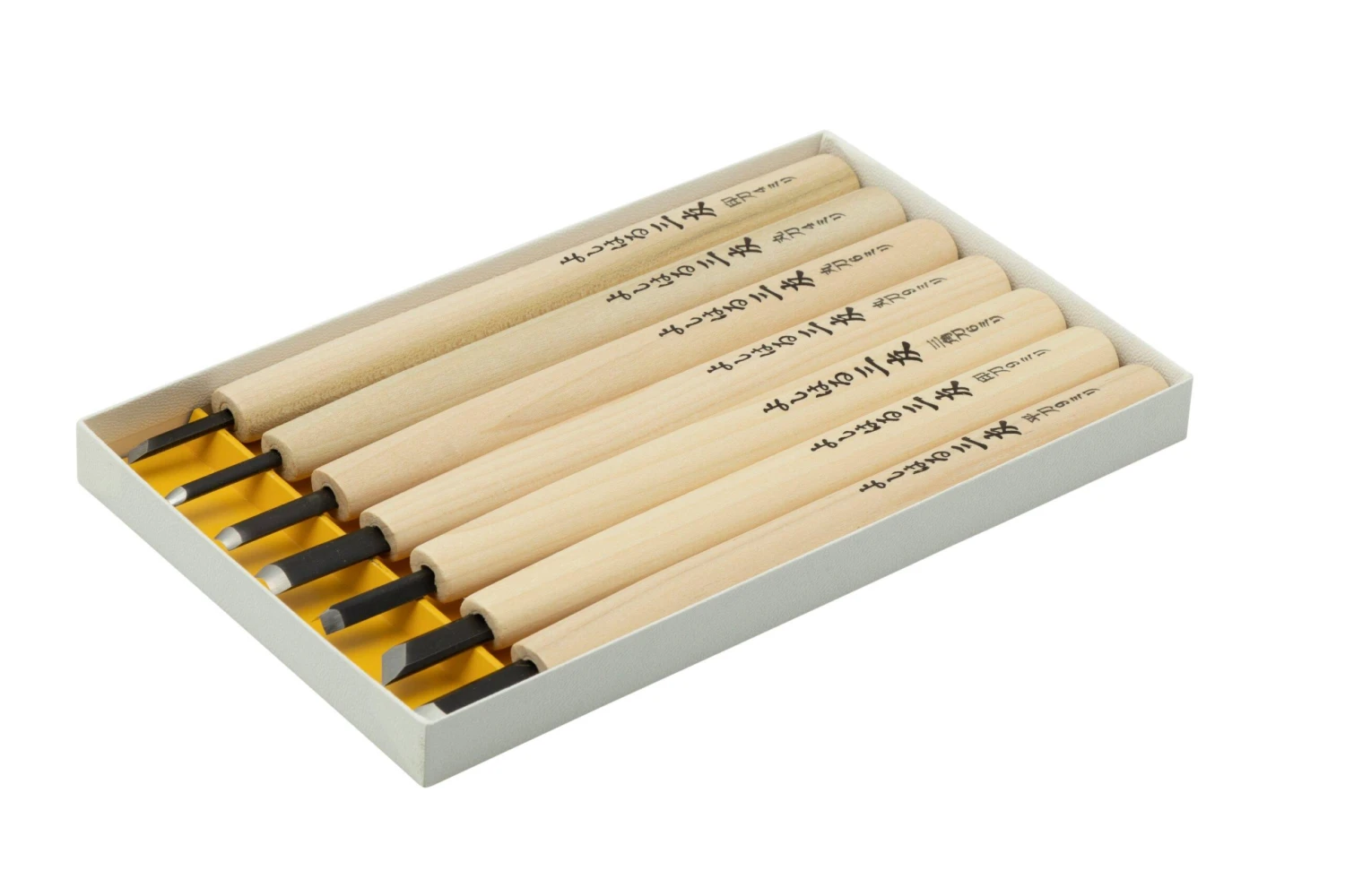 Yoshiharu Y-7 Mitomoto Cuchillos Japoneses Para Tallar Madera, Juego De 7 2 Yoshiharu Y-7 Mitomoto Cuchillos Japoneses Para Tallar Madera, Juego De 7 - Imagen 2