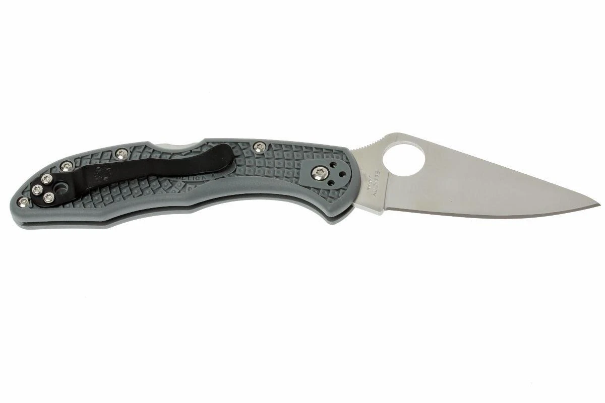Spyderco Delica 4 Gris, C11FPGY 2 Spyderco Delica 4 Gris, C11FPGY - Imagen 2